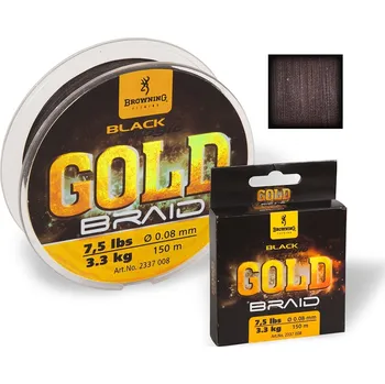 Šňůra Browning Black Magic® Gold-150m Průměr: 0,08 mm/3,3 kg