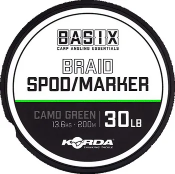 Korda splétaná šňůra Basix Spod/Marker Braid 200 m (KBX043)