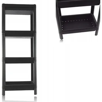 Regál PH 4 patra 36x23x91cm OPTIMUM černá