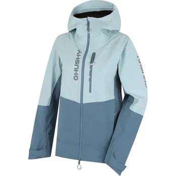 Dámská bunda Husky Dámská hardshell bunda Nicco L XXL, mint/turquoise