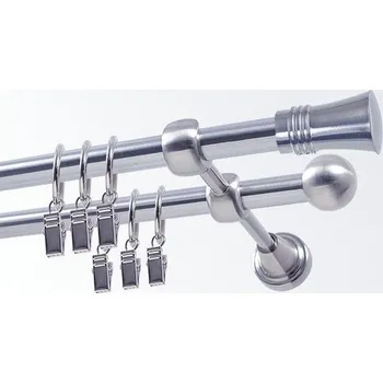 Garnýž Garnýž kovová 170 cm dvouřadá - dvojitá 19 Capri nerez