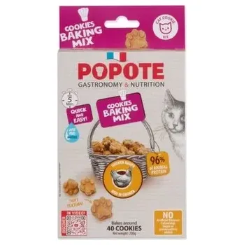 Pamlsek pro kočku Pečící směs Popote kuřecí pro kočky 200g