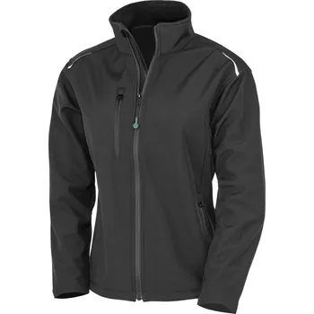 Dámská 3-vrstvá softshellová bunda "Printable" R900F black XL