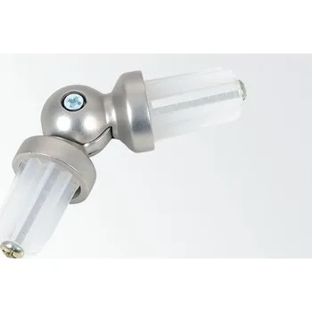 Spojka rohová pro tyč 16mm - chrom mat