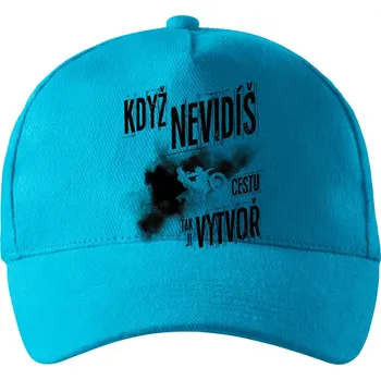 Pánské oblečení Když nevidíš cestu, tak si ji vytvoř, ENDURO, V3 - Kšiltovka, čepice 5P - nastavitelná