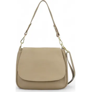 Kabelka Stylová dámská kožená crossbody kabelka Dawn, taupe