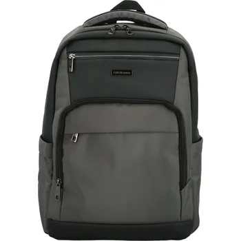 Městský batoh Univerzální látkový batoh na notebook Cermuk, šedý