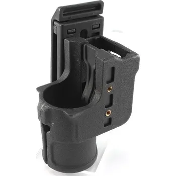 FMA Taktické polymerové pouzdro za opasek V85 na svítilnu - černé