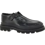 CLARKS Pánské černé kožené polobotky 26178241-BLACK-247 Velikost 41