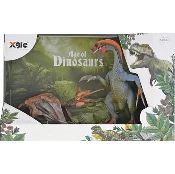 Mikro Trading Dinosaurus 20 cm 2 ks v krabičce 50876