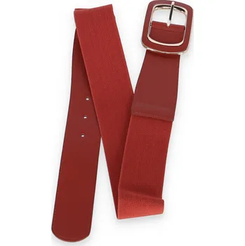 Opasek Opasek dámský elastický MML-2337 barva: oranžová-cihlová