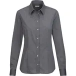 Popelínová halenka s dlouhým rukávem Blouse Regular LSL anthracite 36