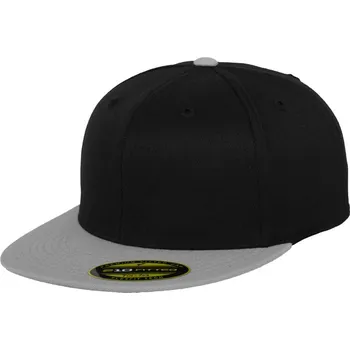 Kšiltovka 6 panelová kšiltovka Premium 210 Fitted 6210/6210T black-grey L/XL