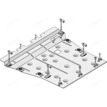 Kryt motoru Kolchuga Ocelový kryt motoru a převodovky Toyota Highlander 2,5 HYBRID 2019-