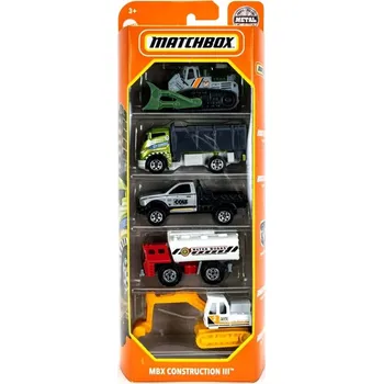 autíčko Matchbox Angličák 5ks Construction III