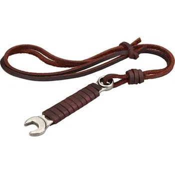 Přívěsek Přívěskynakrk.cz Náhrdelník kožený OČKOPLOCHÝ KLÍČ