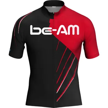 cyklistický dres be-AM Pánský cyklistický dres RED - AEROFIT Velikost: M, Typ: Pro