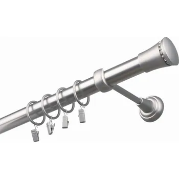 Garnýž Garnýž kovová 420 cm jednořadá 25 Prince Crystal satina