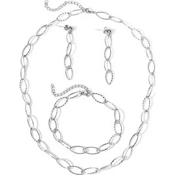 Náhrdelník Přívěskynakrk.cz Ocelová sada náhrdelník&náramek&náušnice