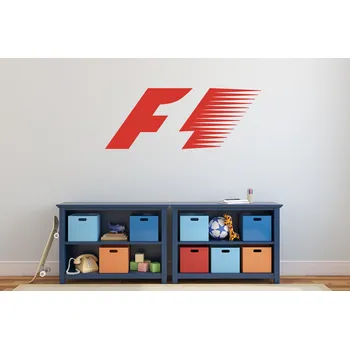 Samolepící dekorace Lepy.cz Samolepka na zeď F1 - Logo Velikost (šířka x výška): 40x16cm, Barevná varianta: Nugátová hnědá