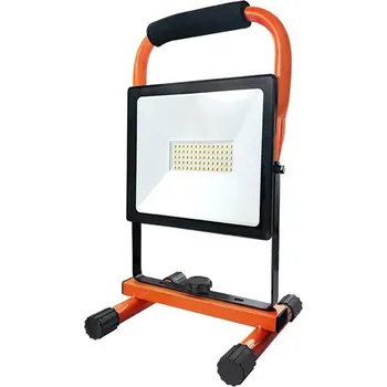 Solight LED reflektor PRO se sklopným stojanem, 50W, 4250lm, 4000K, kabel se zástrčkou, IP65