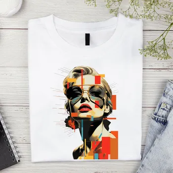 Dámské tričko - Lady Barva: Bílá, Velikost: 2XL