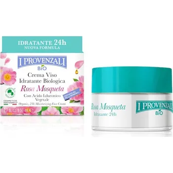 Pleťový krém I Provenzali BIO hydratační krém na obličej Rosa 50 ml