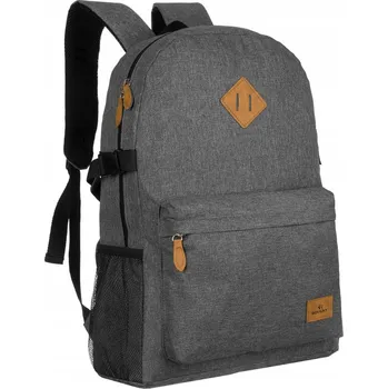 Lehký polyesterový turistický batoh Barva: Šedá