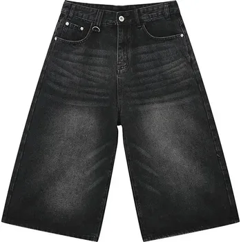 Pánské džíny Džíny 3/4 délky široké nohavice Baggy Barva: Černá, Velikost: 3XL