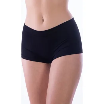 Souprava dámského spodního prádla Gatta Bezešvé boxerkové kalhotky Niki černé Velikost: M