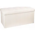 Atmosphera Velká béžová taška s úložným prostorem, sedák na fošnu, taška do předsíně, taška do pokoje, výsuvná taška, sedák, taškař