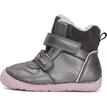 Dívčí zimní obuv D.D.Step Zimní barefoot boty W073-42814C bronze, D. D. Step Velikost: 25