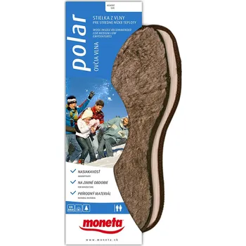 Vložka do bot Zimní stélky Ovčí vlna MONETA