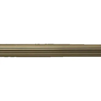 Příslušenství pro garnýž Tyč 16mm rýhovaná - mosaz 100 cm
