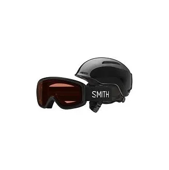 Helma + brýle Smith GLIDE JR/SNOWDAY Black / RC36 velikost S