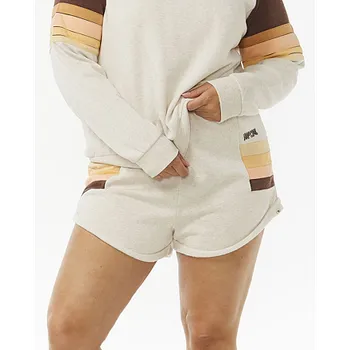 šortky Rip Curl BLOCK PARTY TRACK SHORT Oatmeal Marle velikost M