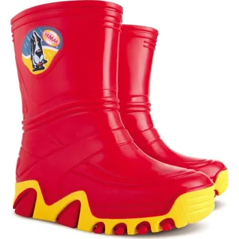 Dívčí obuv Červené holínky - gumáky Demar 0003