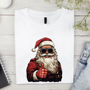 Dámské tričko Dámské tričko - Santa like Barva: Černá, Velikost: XL