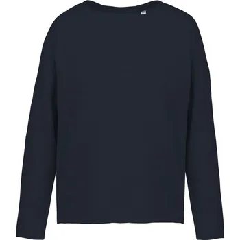 Dámská mikina Dámská oversize mikina K 471 navy S/M