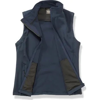 Dámská 2-vrstvá softshellová vesta "Printable" R232F navy-navy S
