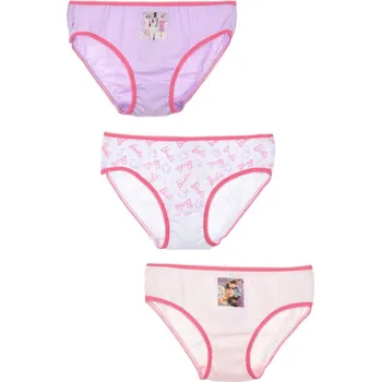 Kalhotky Set 3 dívčích bavlněných kalhotek Barbie Velikost: 140