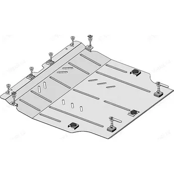 Kryt motoru Kolchuga Ocelový kryt motoru a převodovky Toyota Corolla (E21) sedan 2019-