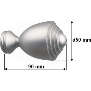 Koncovka pro tyč 25mm Palacio - satina