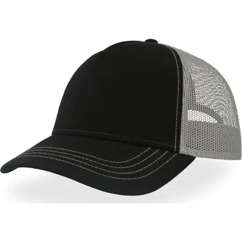 Kšiltovka 5 panelová Trucker kšiltovka Rapper Canvas-S black-grey onesize