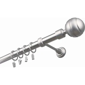 Garnýž kovová 130 cm jednořadá 25 Paola satina