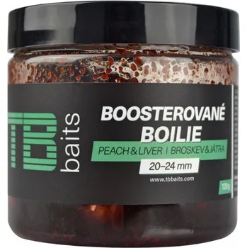 Nástraha TB Baits Boosterované Boilie 120 g 20-24 mm - různé příchutě Příchuť: Peach Liver
