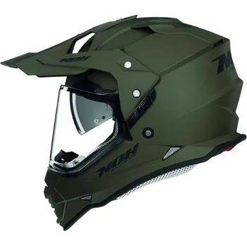 Helma na motorku NOX N312 zelená matná XS