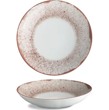 Talíř Langenthal Polohluboký talíř ISABELLE 26 cm, dekor Rustic red