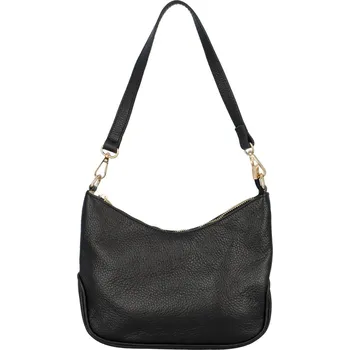 Kabelka Luxusní dámská kožená crossbody kabelka Deriva, černá
