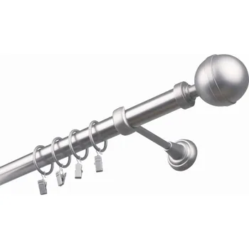 Garnýž Garnýž kovová 320 cm jednořadá 25 Koule Lux satina